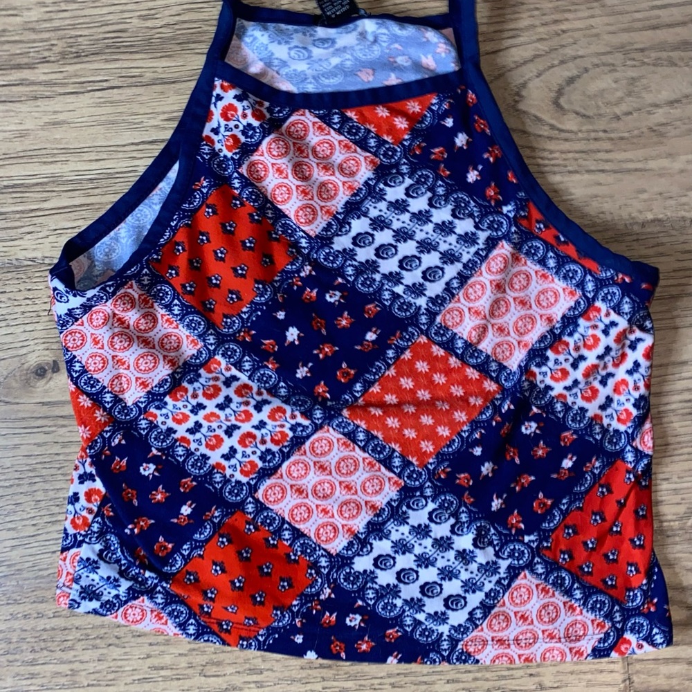 Rue21 tank, size medium with pattern